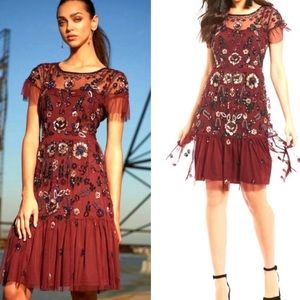 Gianni Binni Embroidered beaded dress